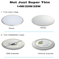 16W Construction Hole Ø 260mm LED Round Ceiling Light with Ce RoHS & UL